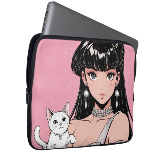 Anime Electronics Bag Laptop Sleeve (Voorkant Rechts)