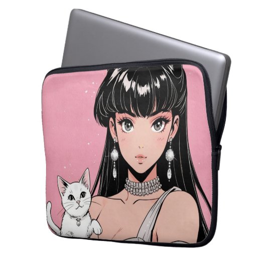 Anime Electronics Bag Laptop Sleeve (Voorkant Links)