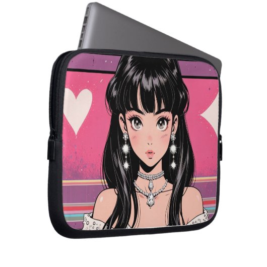 Anime Electronics Bag Laptop Sleeve (Voorkant Rechts)
