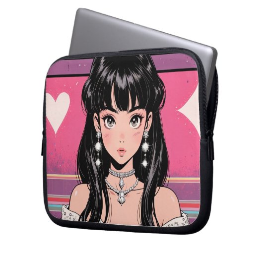 Anime Electronics Bag Laptop Sleeve (Voorkant Links)