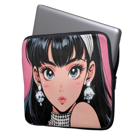 Anime Electronics Bag Laptop Sleeve (Voorkant Links)