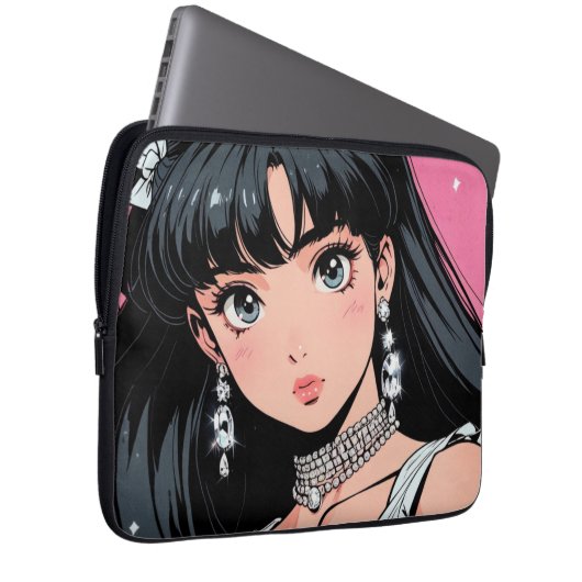 Anime Electronics Bag Laptop Sleeve (Voorkant Rechts)