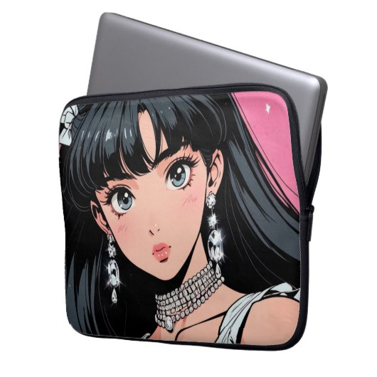 Anime Electronics Bag Laptop Sleeve (Voorkant Links)