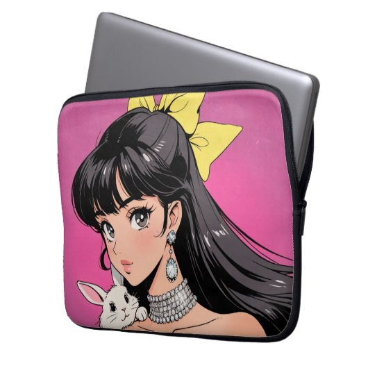 Anime Electronics Bag Laptop Sleeve (Voorkant Links)