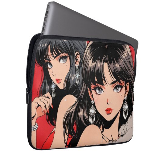 Anime Electronics Bag Laptop Sleeve (Voorkant Rechts)