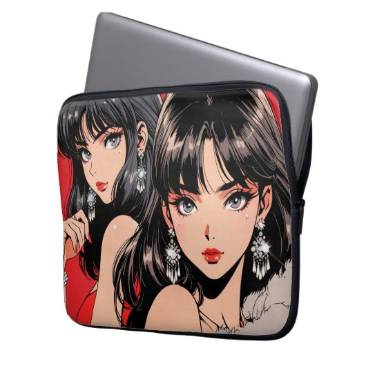 Anime Electronics Bag Laptop Sleeve (Voorkant Links)