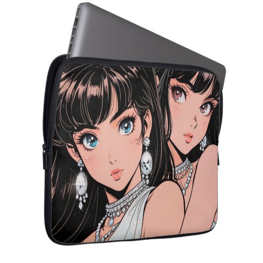 Anime Electronics Bag Laptop Sleeve (Voorkant Rechts)