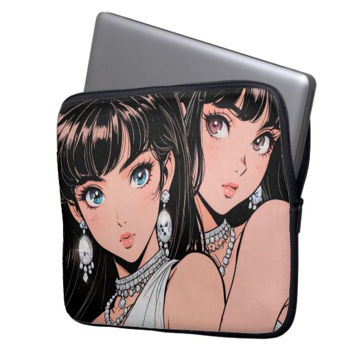 Anime Electronics Bag Laptop Sleeve (Voorkant Links)