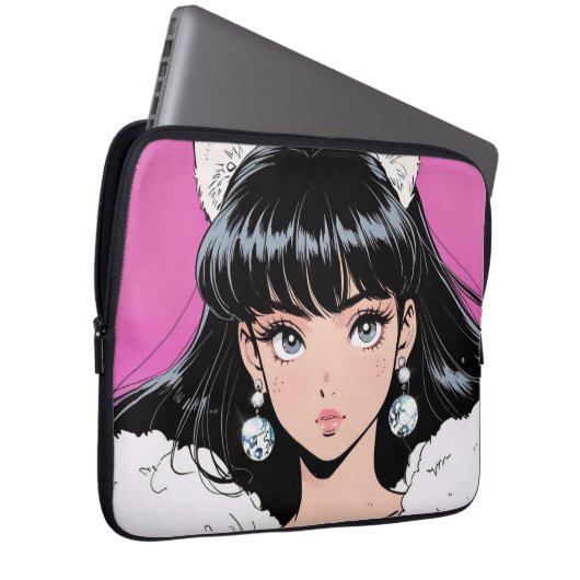 Anime Electronics Bag Laptop Sleeve (Voorkant Rechts)