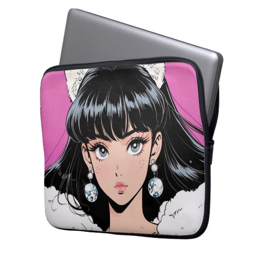 Anime Electronics Bag Laptop Sleeve (Voorkant Links)