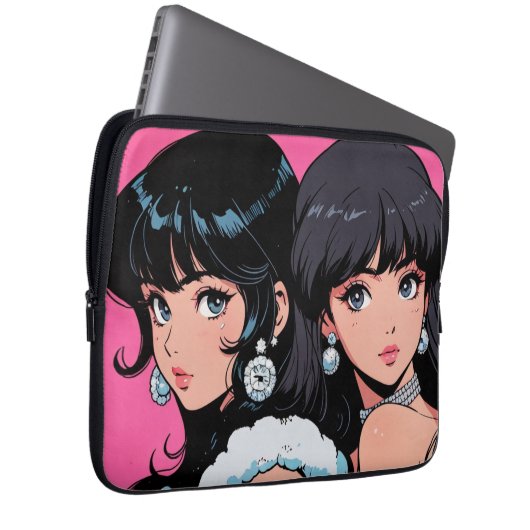 Anime Electronics Bag Laptop Sleeve (Voorkant Rechts)