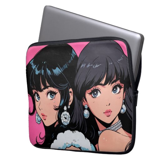 Anime Electronics Bag Laptop Sleeve (Voorkant Links)