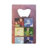 Anime Elements Kaart Bottle Open Creditkaart Flessenopener (Achterkant)