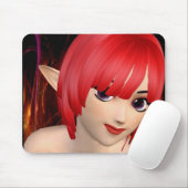 Anime Elf Girl Muismat (Met muis)