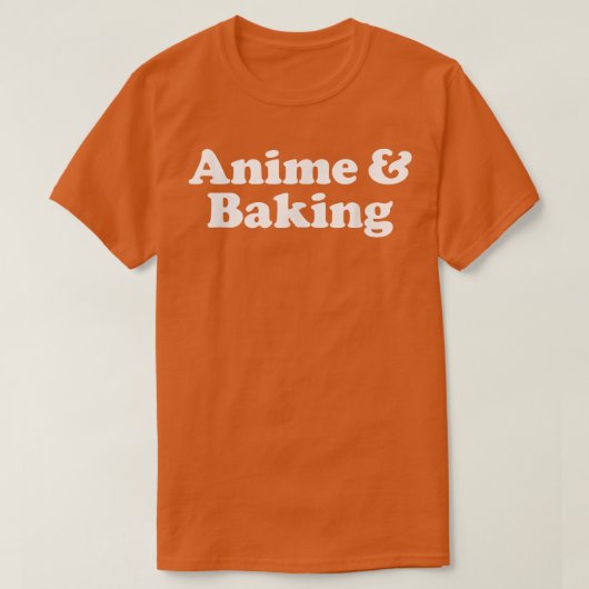 Anime en Baking Kawaii T-shirt (Design voorkant)