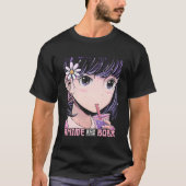 Anime en Boba Bubble Tea Kawaii Anime T-shirt (Voorkant)
