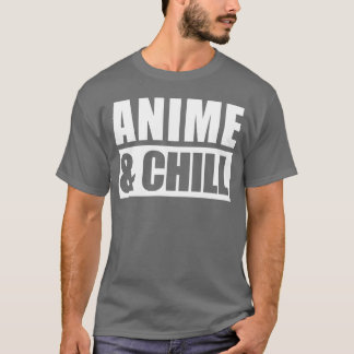 Anime en chillen manga cartoon film familie t-shirt