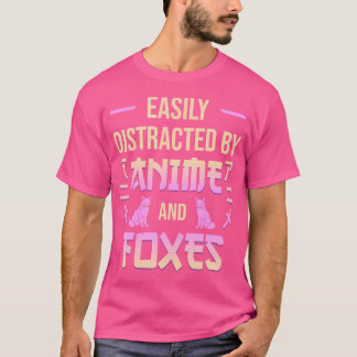 Anime en Foxes Kawaii Anime Lover Japanse Otaku T-shirt