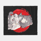 Anime en Katten Lover Japanse Manga kawaii Otaku G Fleece Deken (Voorkant (Horizontaal))