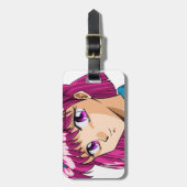 Anime en Manga Faces Bagagelabel (Voorkant verticaal)