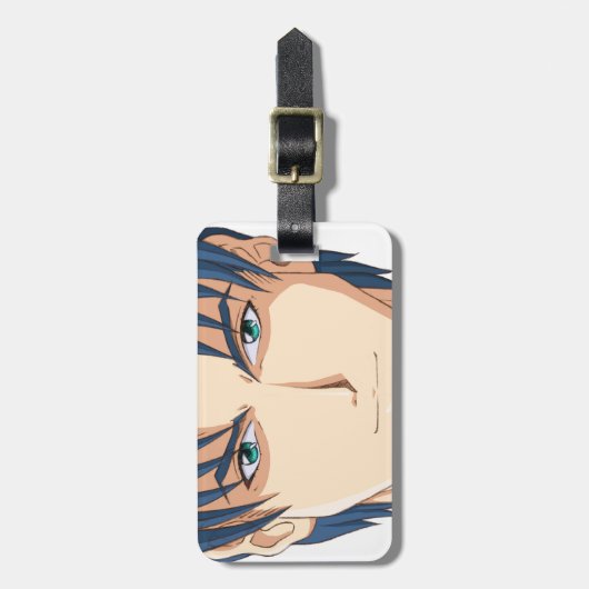 Anime en Manga Faces Bagagelabel (Voorkant verticaal)
