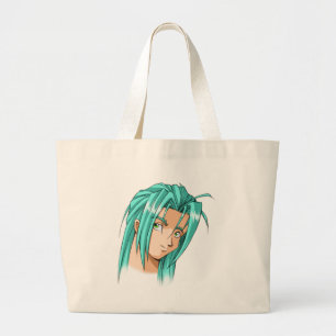 Anime en Manga Faces Grote Tote Bag