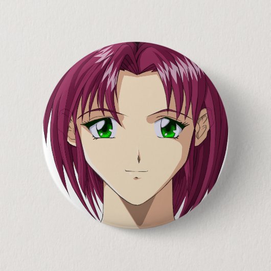 Anime en Manga Faces Ronde Button 5,7 Cm (Voorkant)