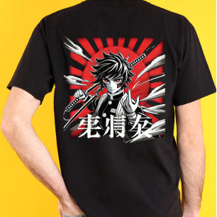 Anime en manga-geïnspireerd T-shirt