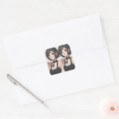 Anime Essence Little Black Dress Sticker - Artisti (Envelop)