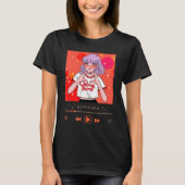 Anime Esthetisch Meisje "Cherry Bomb" Euphoria Muz T-shirt (Voorkant)