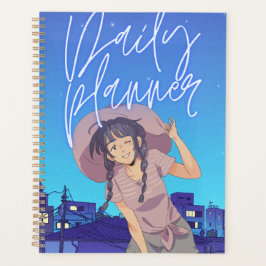 Anime Esthetische "Dagelijkse Planner" | Stads Zon Planner