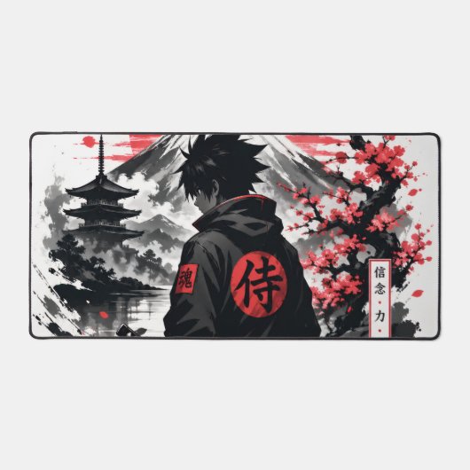 Anime esthetische muismat bureaumat (Voorkant)