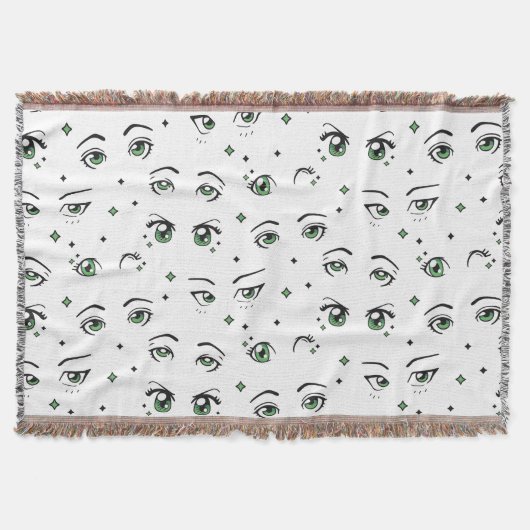 ANIME EYE PATROON ONTWERP DEKEN (Voorkant)