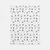 ANIME EYE PATROON ONTWERP FLEECE DEKEN (Voorkant)