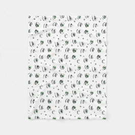 ANIME EYE PATROON ONTWERP FLEECE DEKEN