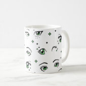 ANIME EYE PATROON ONTWERP KOFFIEMOK (Voorkant rechts)