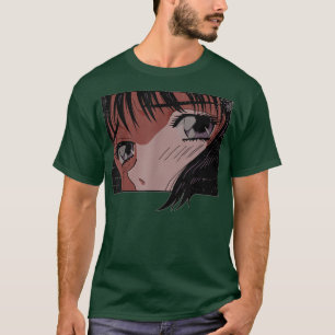 Anime Eyes Girl Japan Indie Aesthetic Japans T-shirt