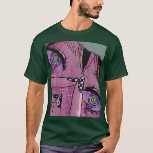 Anime Eyes pasta Kawaii Girl Aesthetic Japans O T-shirt