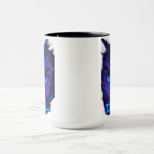 Anime Eyes Power Mok – Neon Manga Style Otaku (Midden)