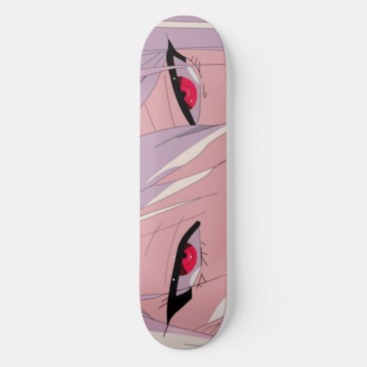 Anime Eyes Skateboard Deck (Voorkant)