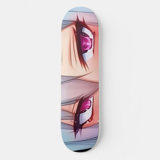 Anime Eyes Skateboard Deck (Voorkant)