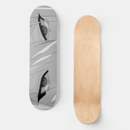 Anime Eyes Skateboard Deck (Voorkant)