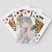 Anime faced box of playing cards pokerkaarten (Achterkant)