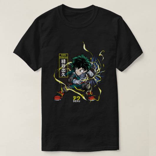 Anime fan art deku T-Shirt (Design voorkant)