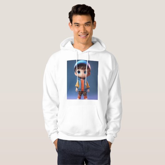 Anime fan art hoodie (Voorkant volledig)