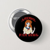Anime Fan Girl Pins en Buttonnen Ronde Button 5,7 Cm (Voorkant /achterkant)