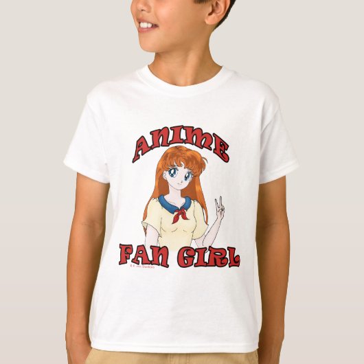 Anime Fan Girl's Sweatshirts T-shirt (Voorkant)