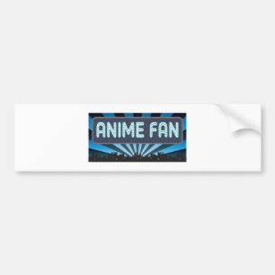 Anime Fan Marquee Bumpersticker