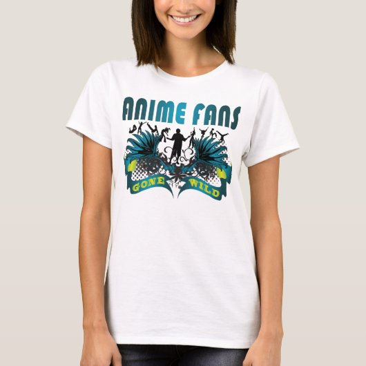 Anime Fans Gone Wild T-shirt (Voorkant)