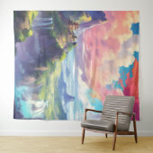 Anime fantastisch landschap wandtapijt wandkleed (In Situ (horizontaal))